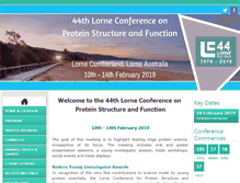 Tablet Screenshot of lorneproteins.org